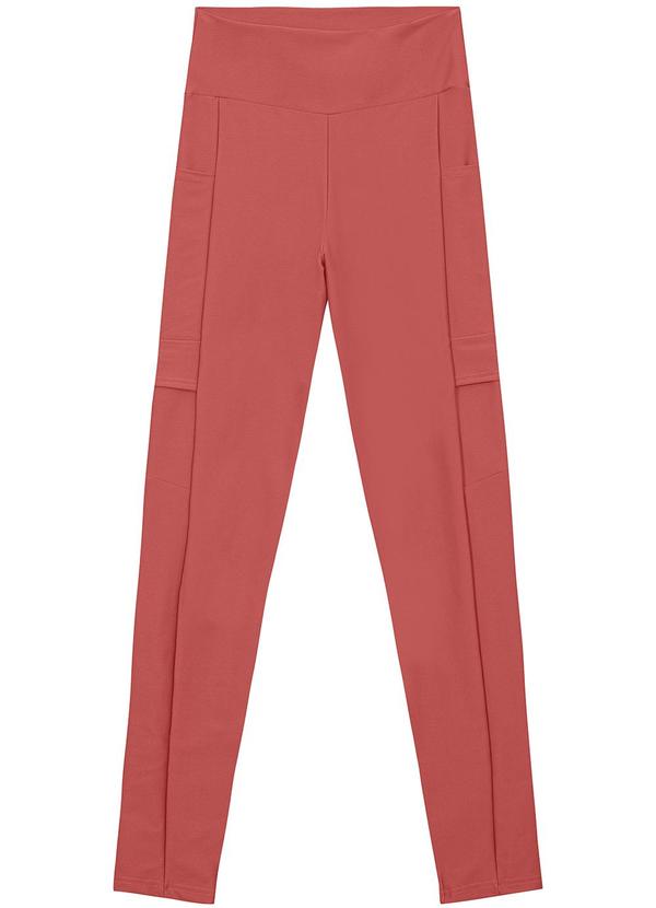 Enfim - Calça Legging Dry Fit com Bolso Laranja 3