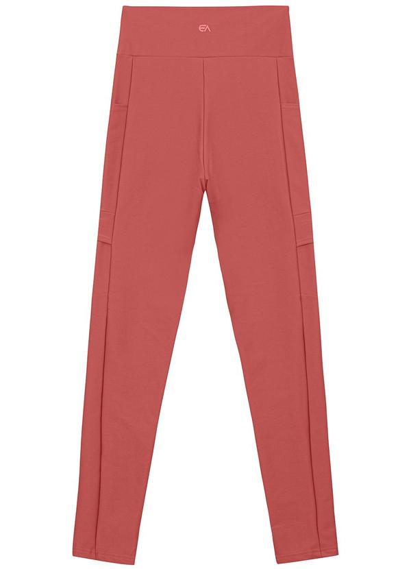 Enfim - Calça Legging Dry Fit com Bolso Laranja 4