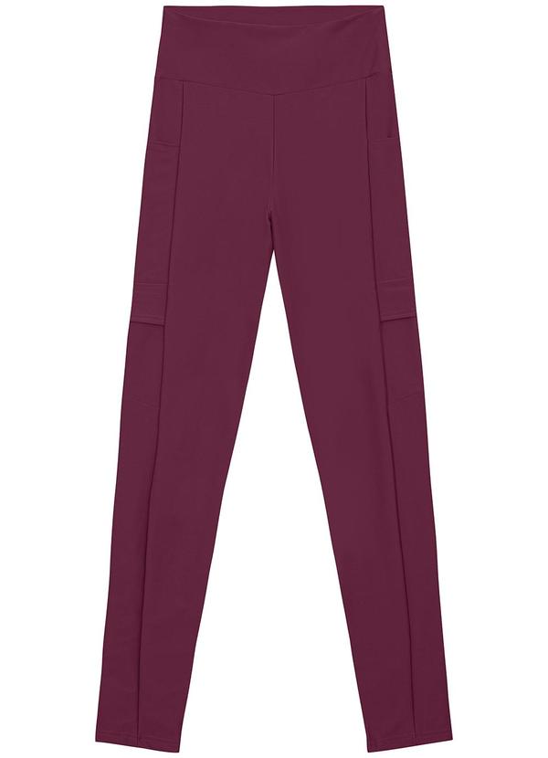 Enfim - Calça Legging Dry Fit com Bolso Roxo