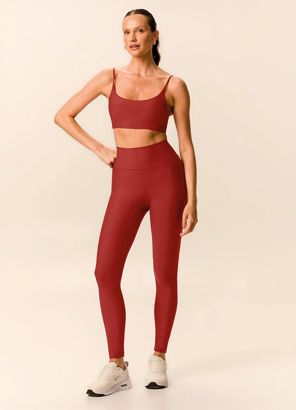 Malwee - Calça Legging Dry Malwe Active Terracota