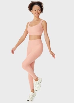 Malwee - Calça Legging Dry Uv50+ Rosa Claro - MALWEE