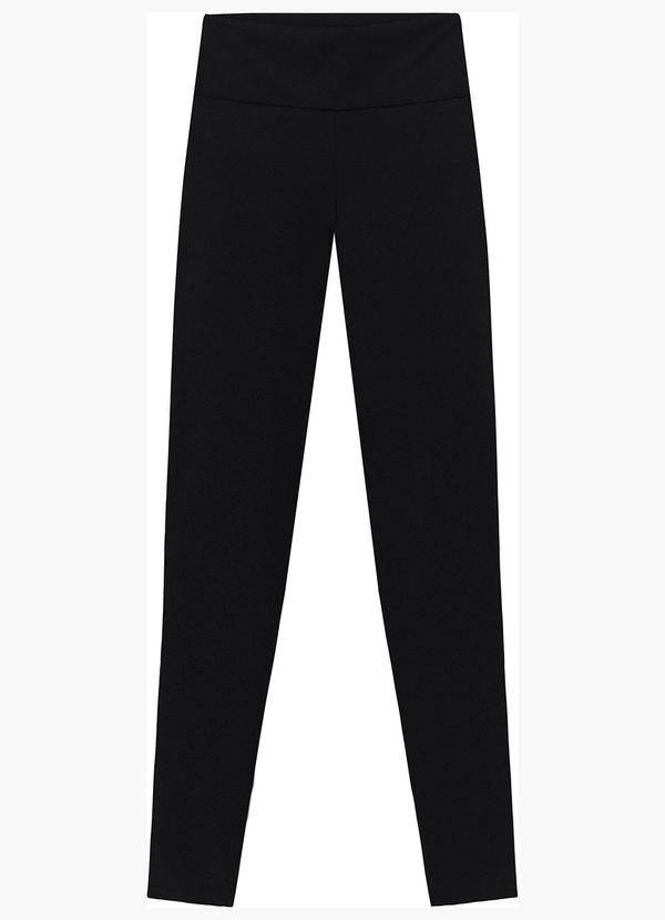 Enfim - Calça Legging em Malha Brilho Active Preto