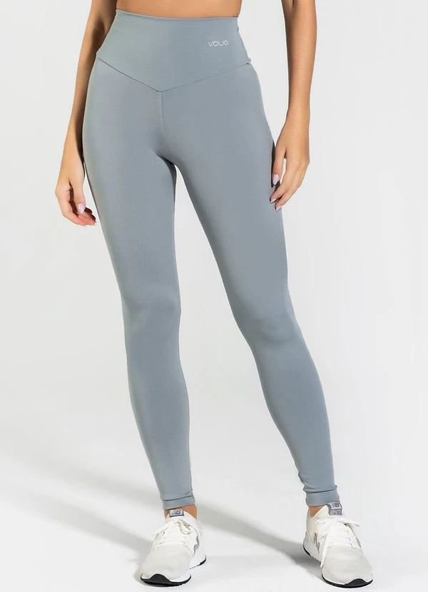 Vouq - Calça Legging Fit-Tech Curve Chumbo