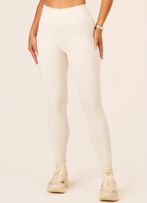Vouq - Calça Legging Fit-Tech Essential Creme - VOUQ