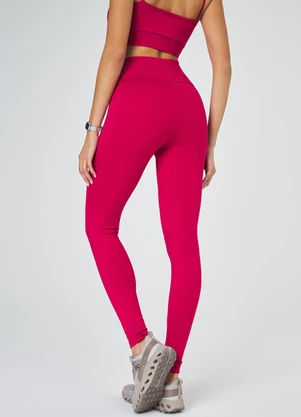Vouq - Calça Legging Fit-Tech Essential Magenta - VOUQ