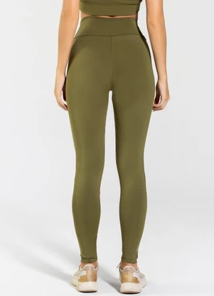 Vouq - Calça Legging Fit-Tech Essential Verde - VOUQ