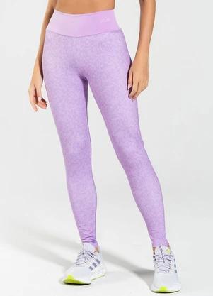 Vouq - Calça Legging Fit-Tech Feminina List Lilas - VOUQ
