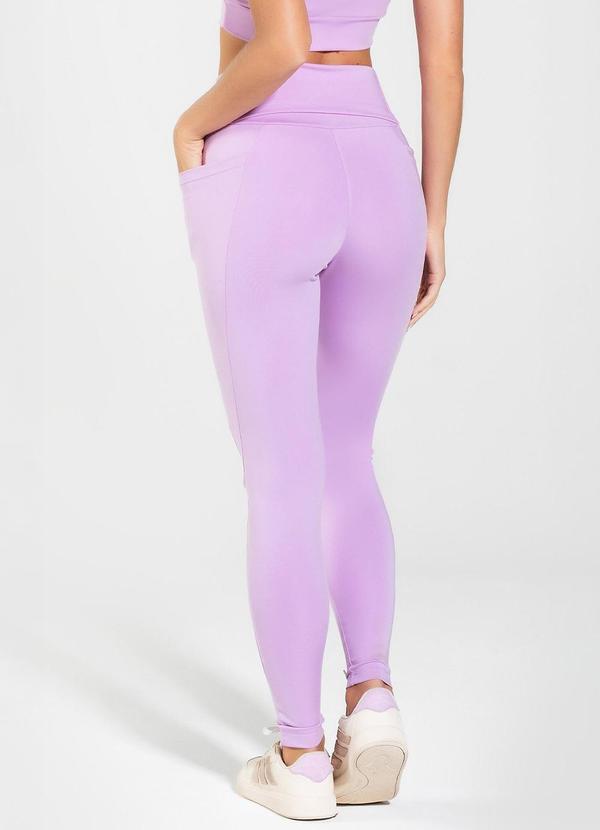 Vouq - Calça Legging Fit-Tech Run com Bolso Lilás 2