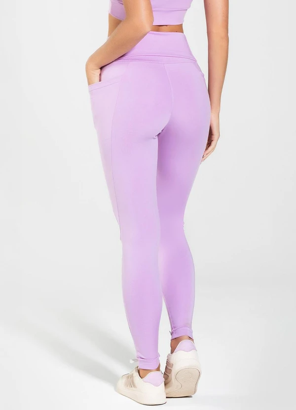 Vouq - Calça Legging Fit-Tech Run com Bolso Lilás 2