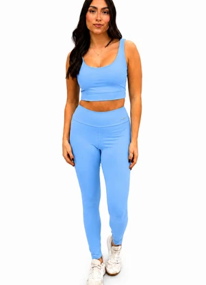 Naguchi Move - Calca Legging Fitness Azul - NAGUCHI MOVE