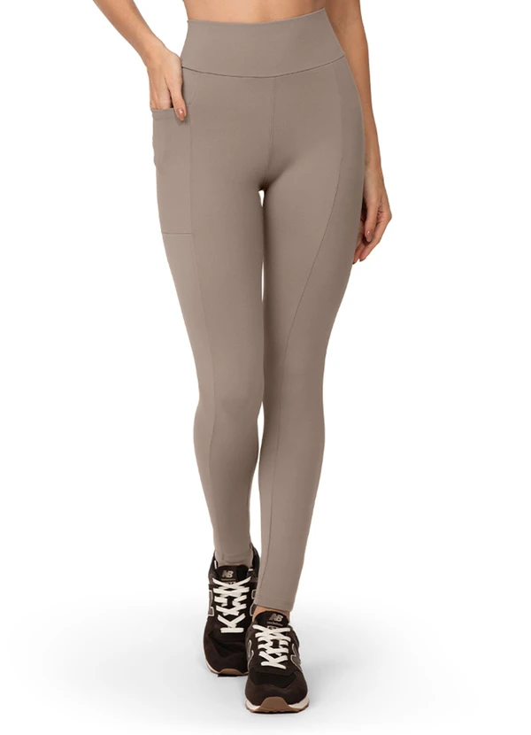 Zee Rucci - Calça Legging Fitness Compression Cinza