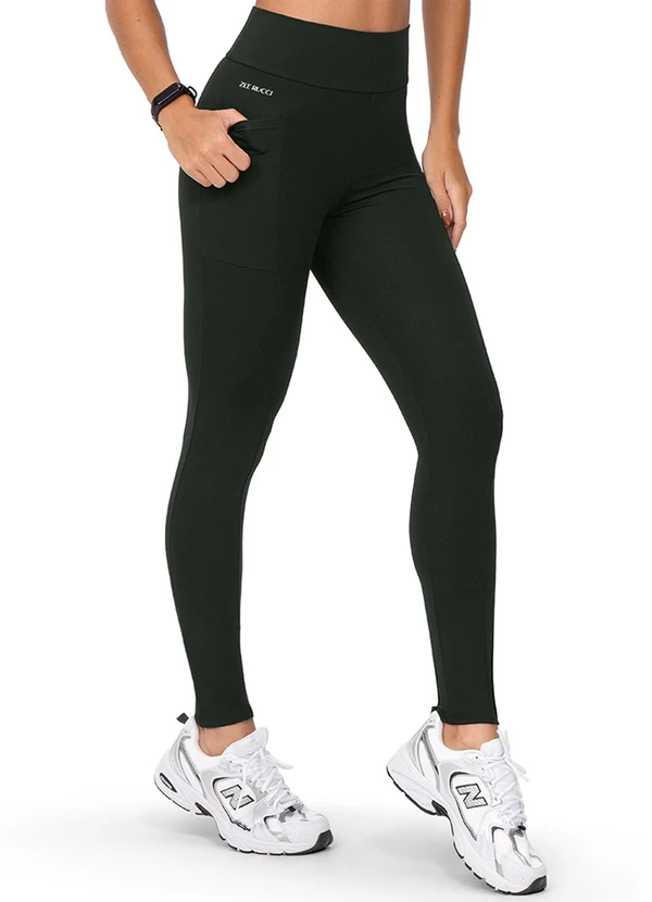 Zee Rucci - Calça Legging Fitness Compression Preto