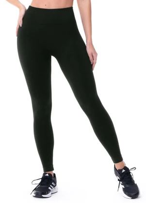 Zee Rucci - Calça Legging Fitness Jacquard Cós Alto Preto - ZEE RUCCI