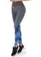 Zee Rucci - Calça Legging Jacquard Degradê Laranja - variação: Azul