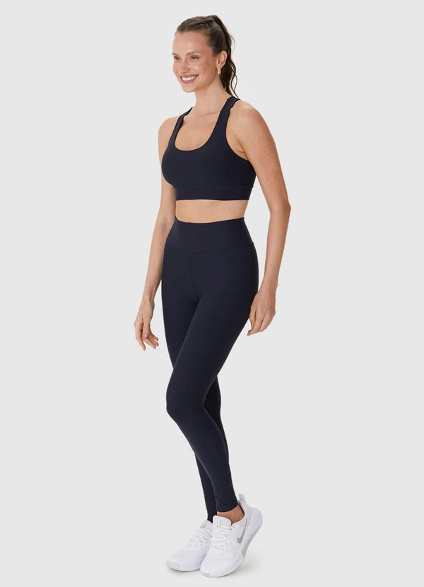 Malwee - Calça Legging Malha Eco Active Preto 4