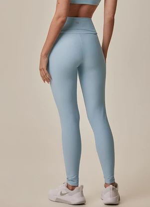Malwee - Calça Legging Malha Uv com Bolso Active Azul - MALWEE