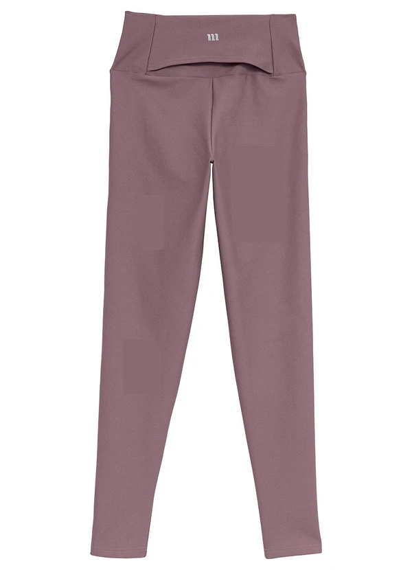 Malwee - Calça Legging Malha Uv com Bolso Active Malva 2