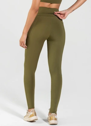 Vouq - Calça Legging Run com Bolso Funcional Musgo - VOUQ