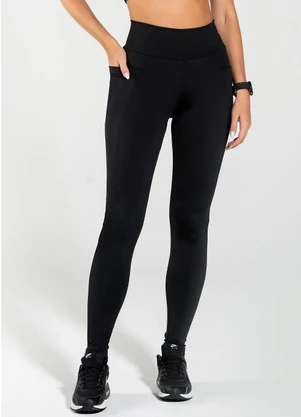 Vouq - Calça Legging Run com Bolso Funcional Preto - VOUQ