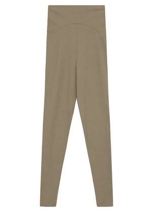 Malwee - Calça Legging Texturizado Active Taupe - MALWEE