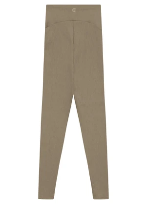 Malwee - Calça Legging Texturizado Active Taupe - MALWEE