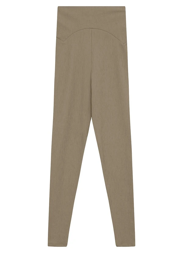Malwee - Calça Legging Texturizado Active Taupe