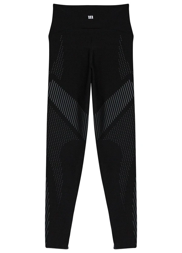Malwee - Calça Legging Uv com Estampa Active Preto 3