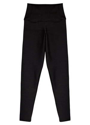 Malwee - Calça Legging Uv com Recorte Active Preto - MALWEE