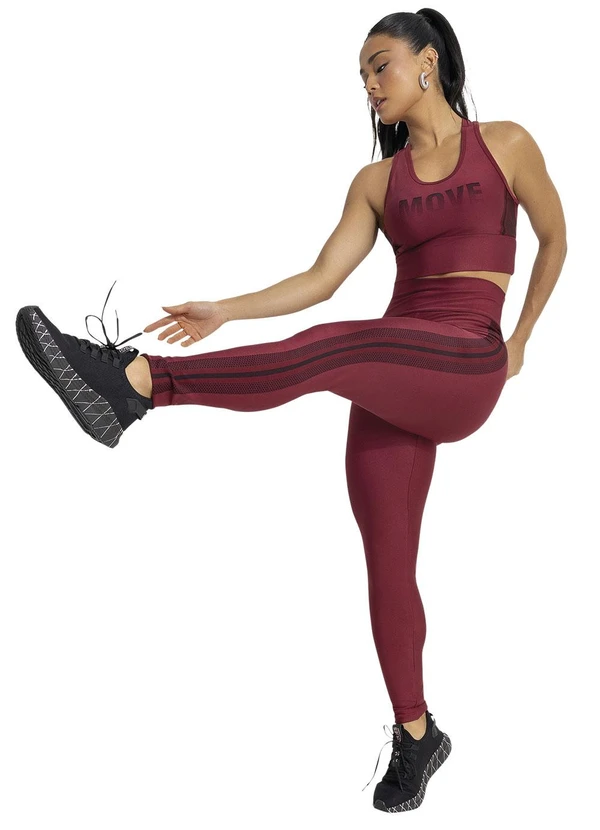 Jancris - Legging Bordô em Malha com Elastano 3