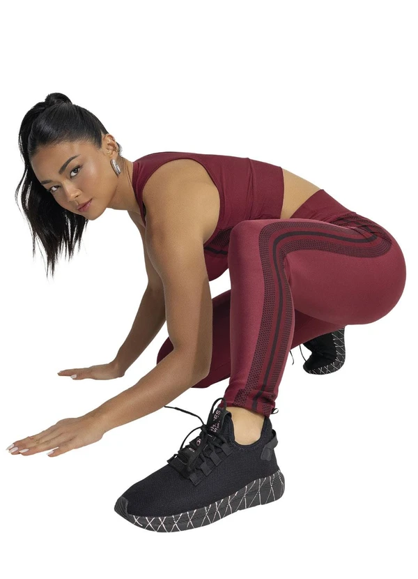 Jancris - Legging Bordô em Malha com Elastano 5