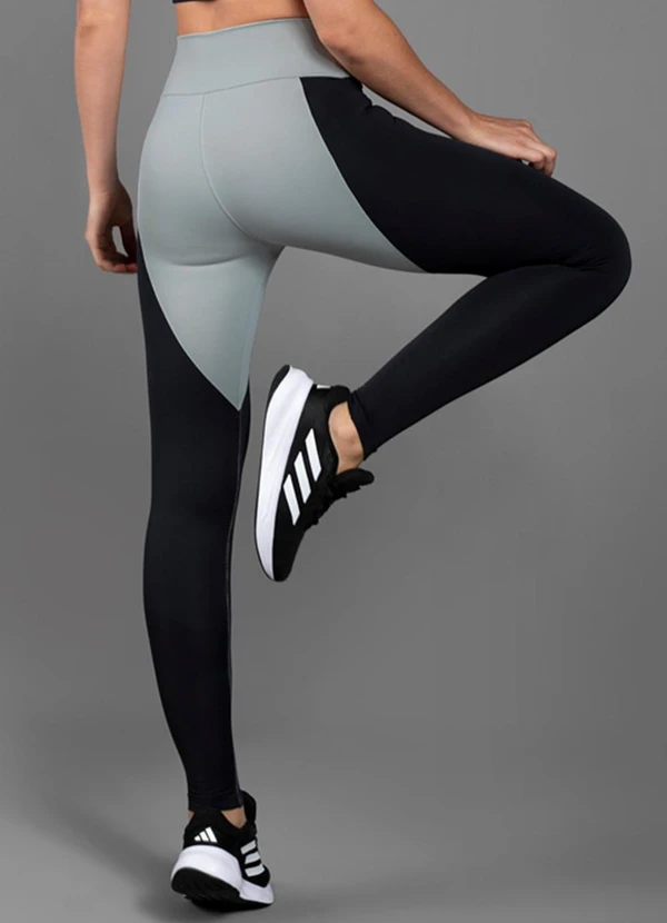 Everfit - Legging Bromelia Recortes Lateral Cinza 2