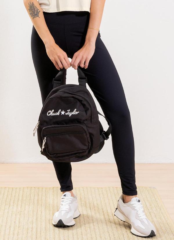 Cativa - Legging em Malha de Alta Compressão Preto