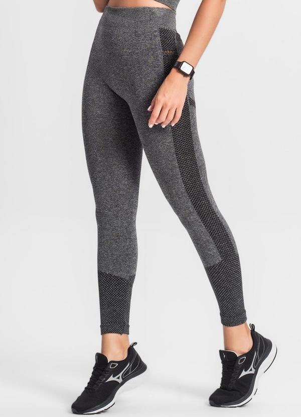 Rovitex - Legging Feminina Cintura Alta Seamless Preto