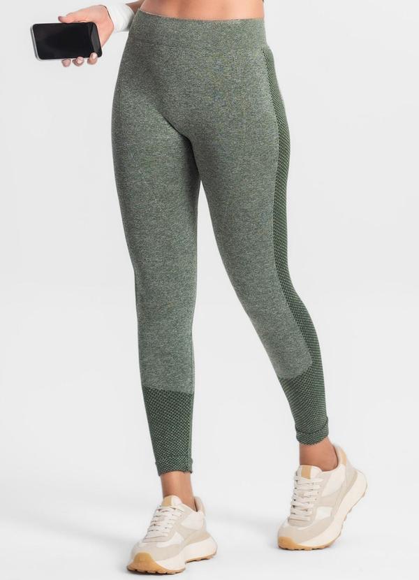 Rovitex - Legging Feminina Cintura Alta Seamless Verde