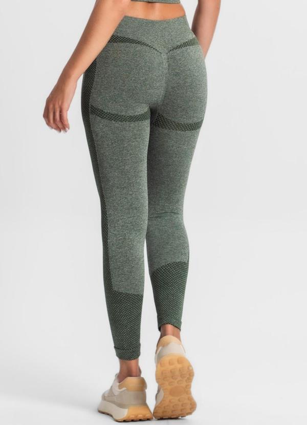 Rovitex - Legging Feminina Cintura Alta Seamless Verde 2