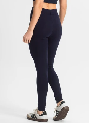 Select - Legging Feminina em Cotton Pesado Azul - SELECT