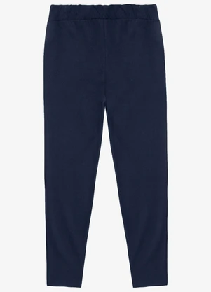 Select - Legging Feminina em Cotton Pesado Azul - SELECT