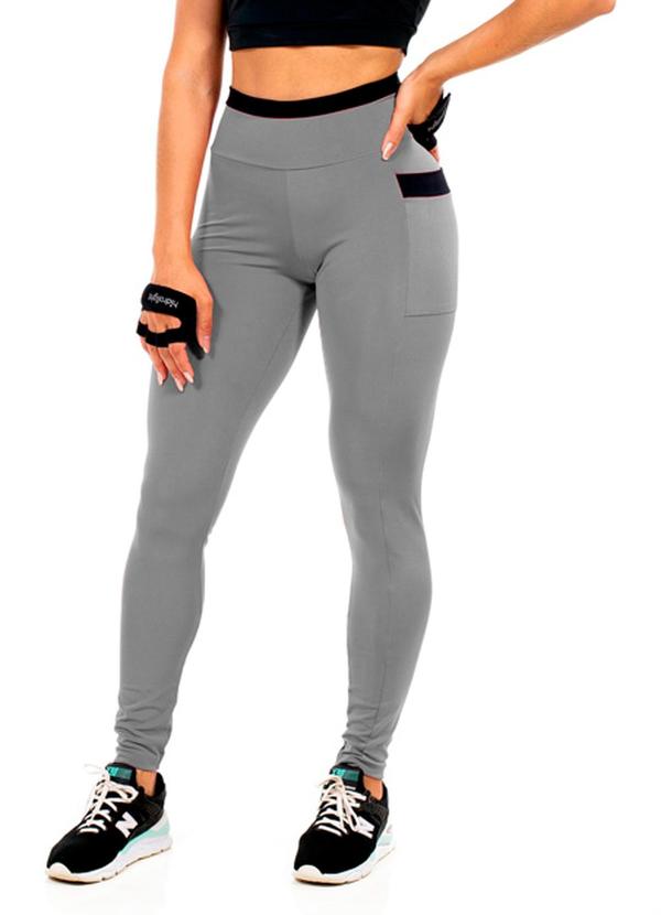 Cobertura - Legging Feminina Fitness Cinza