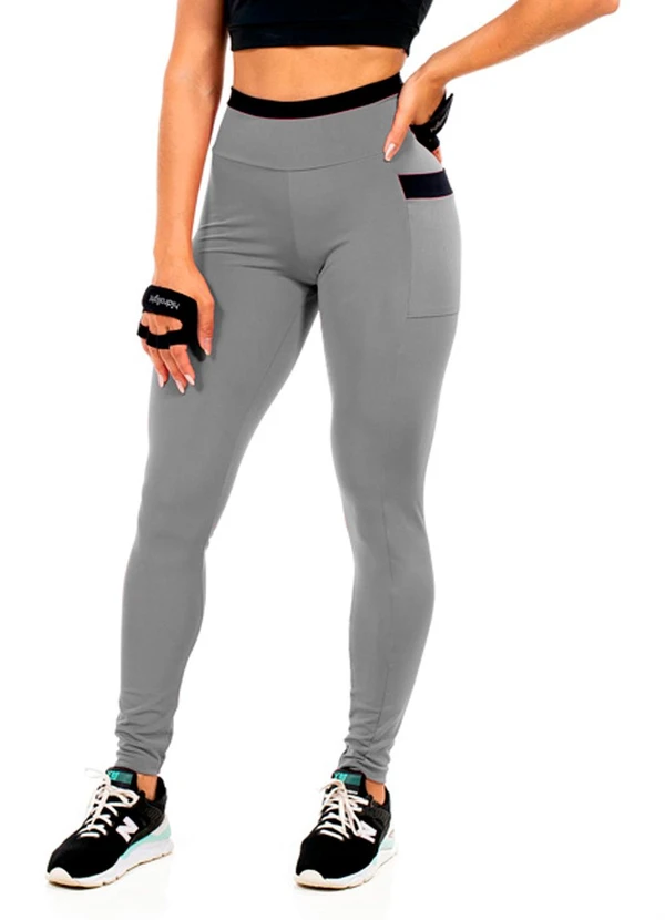 Cobertura - Legging Feminina Fitness Cinza 1