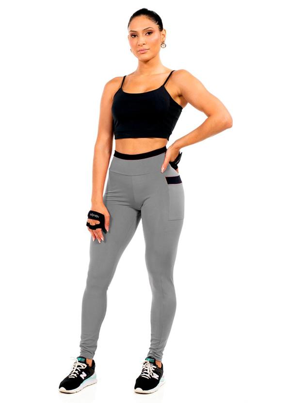 Cobertura - Legging Feminina Fitness Cinza 2