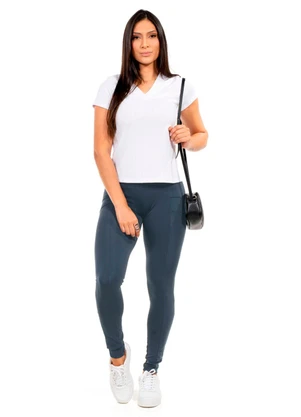 Cobertura - Legging Feminina Fitness Cinza - COBERTURA