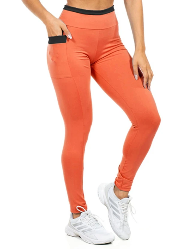 Cobertura - Legging Feminina Fitness Marrom 1