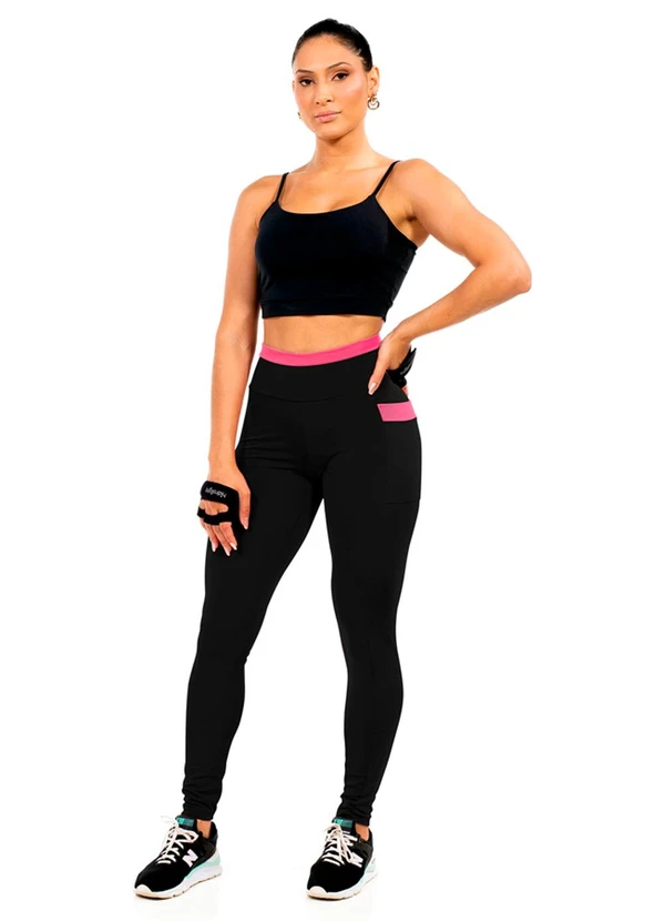 Cobertura - Legging Feminina Fitness Preto 2