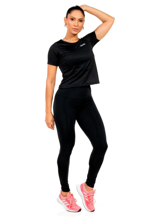 Cobertura - Legging Feminina Fitness Preto 2