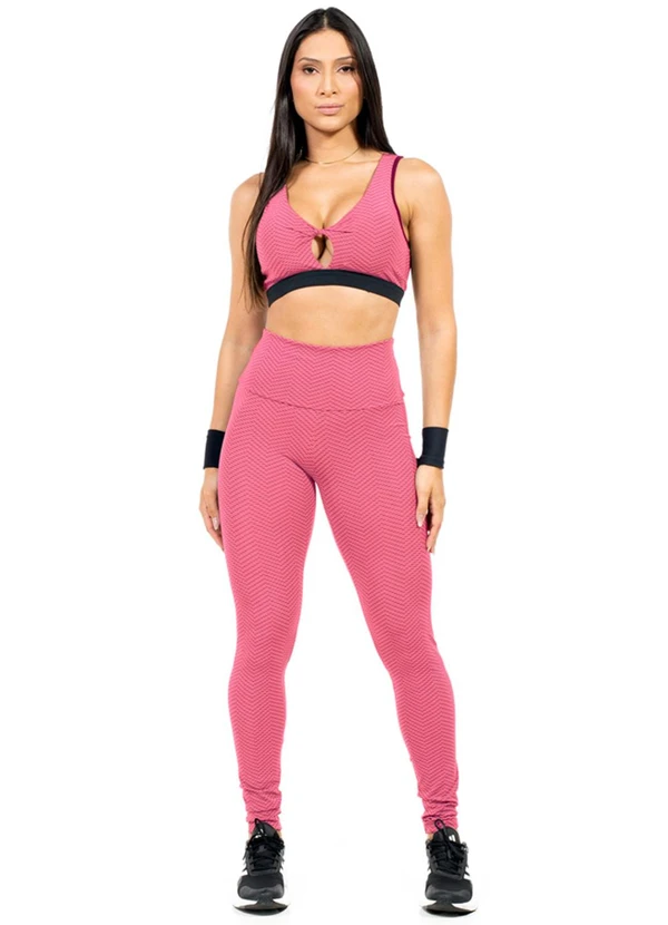 Cobertura - Legging Feminina Fitness Rosa 2