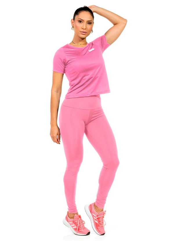 Cobertura - Legging Feminina Fitness Rosa 2