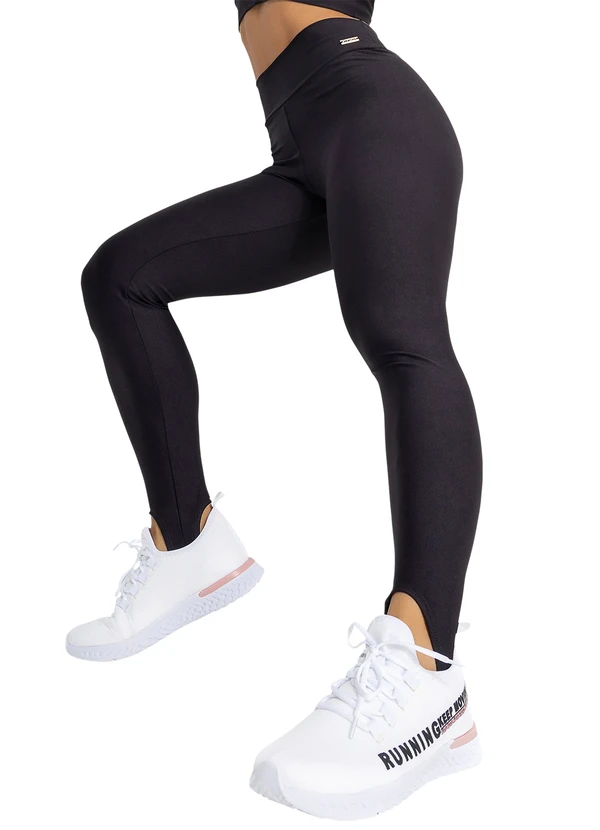 Jancris - Legging Fusô Preto em Malha com Elastano 5