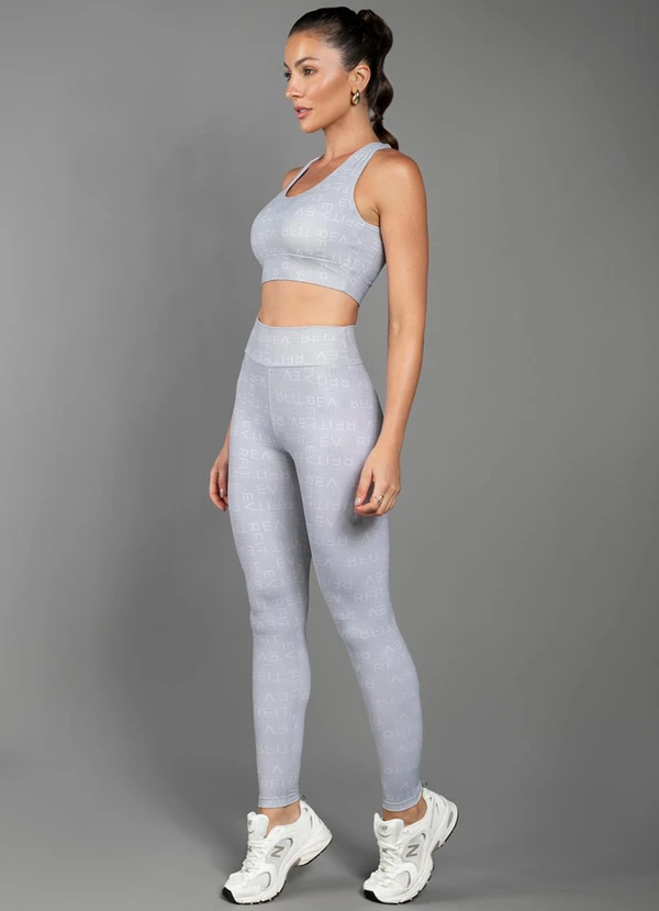 Everfit - Legging Lettering Cinza 3