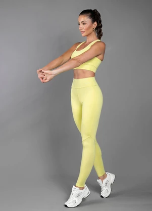 Everfit - Legging Verbena Duplo Amarelo - EVERFIT