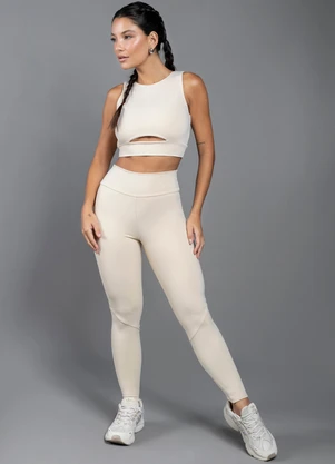 Everfit - Legging Verbena Duplo Nude - EVERFIT